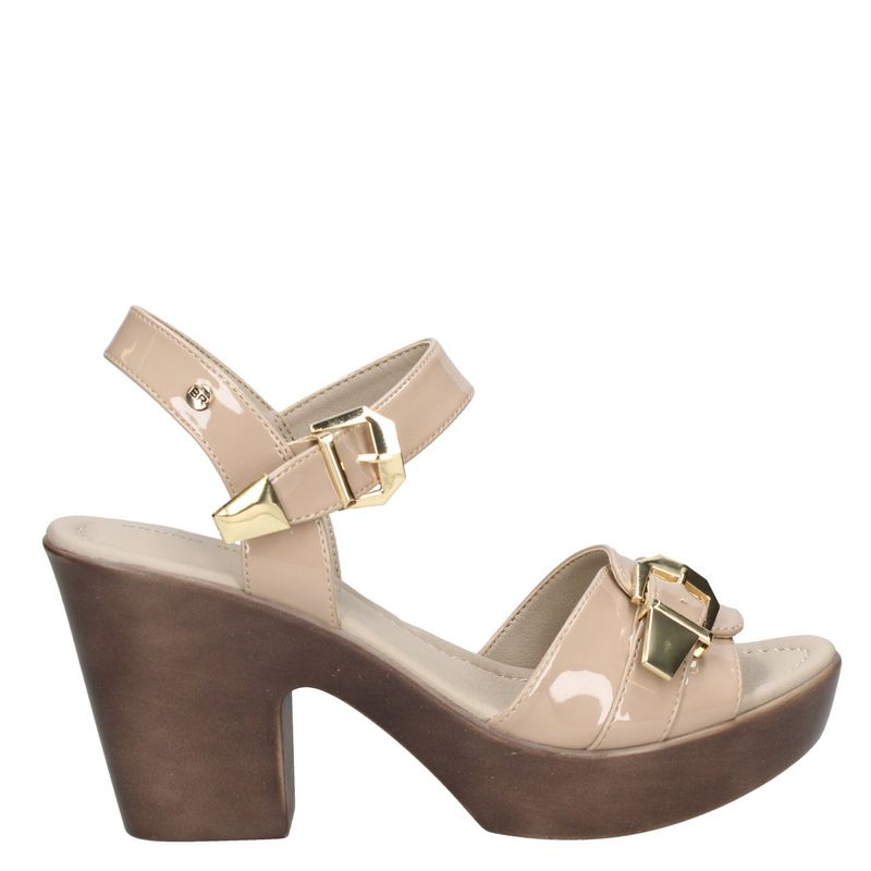BRUNO ROSSI - Sandalia Mujer Cuero Beige/Khaki Bruno Rossi