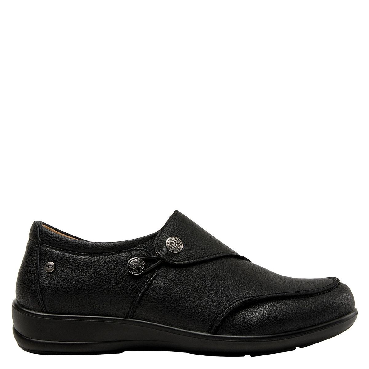 BRUNO ROSSI - Zapato Casual Mujer Cuero Negro Bruno Rossi