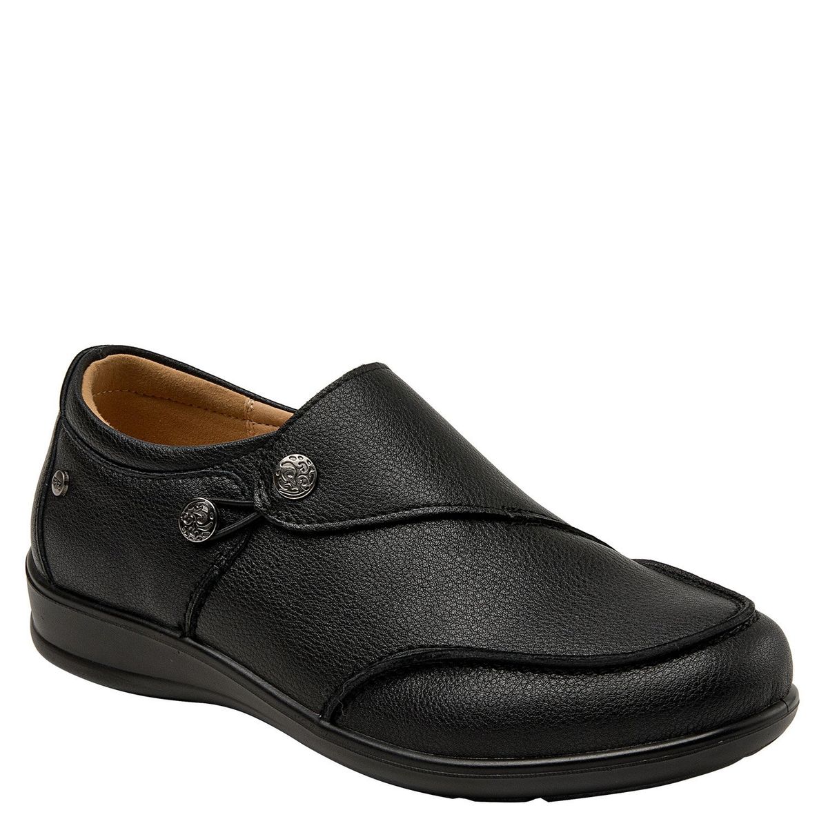 BRUNO ROSSI - Zapato Casual Mujer Cuero Negro Bruno Rossi