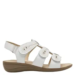 BRUNO ROSSI - Sandalia Mujer Cuero Blanco