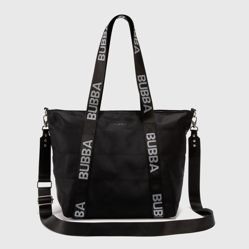 BUBBA - Cartera Bubba Bags Negra con Asas y Correa Mujer