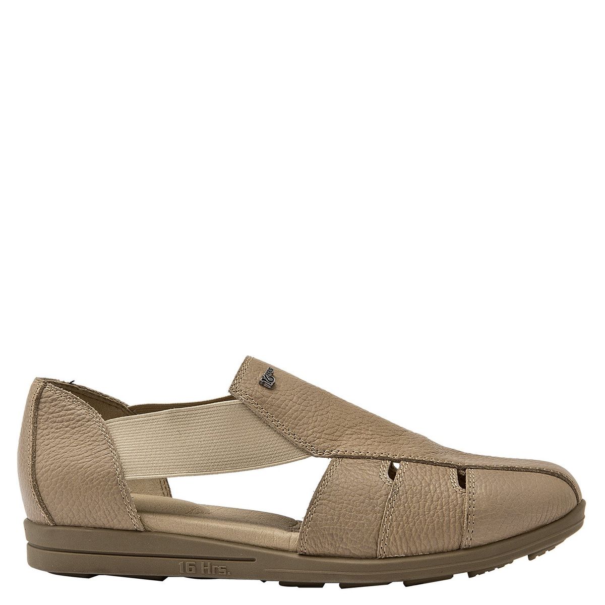 16 HRS - Sandalia Mujer Cuero Beige/Khaki 16 Hrs