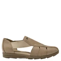 16 HRS - Sandalia Mujer Cuero Beige/Khaki