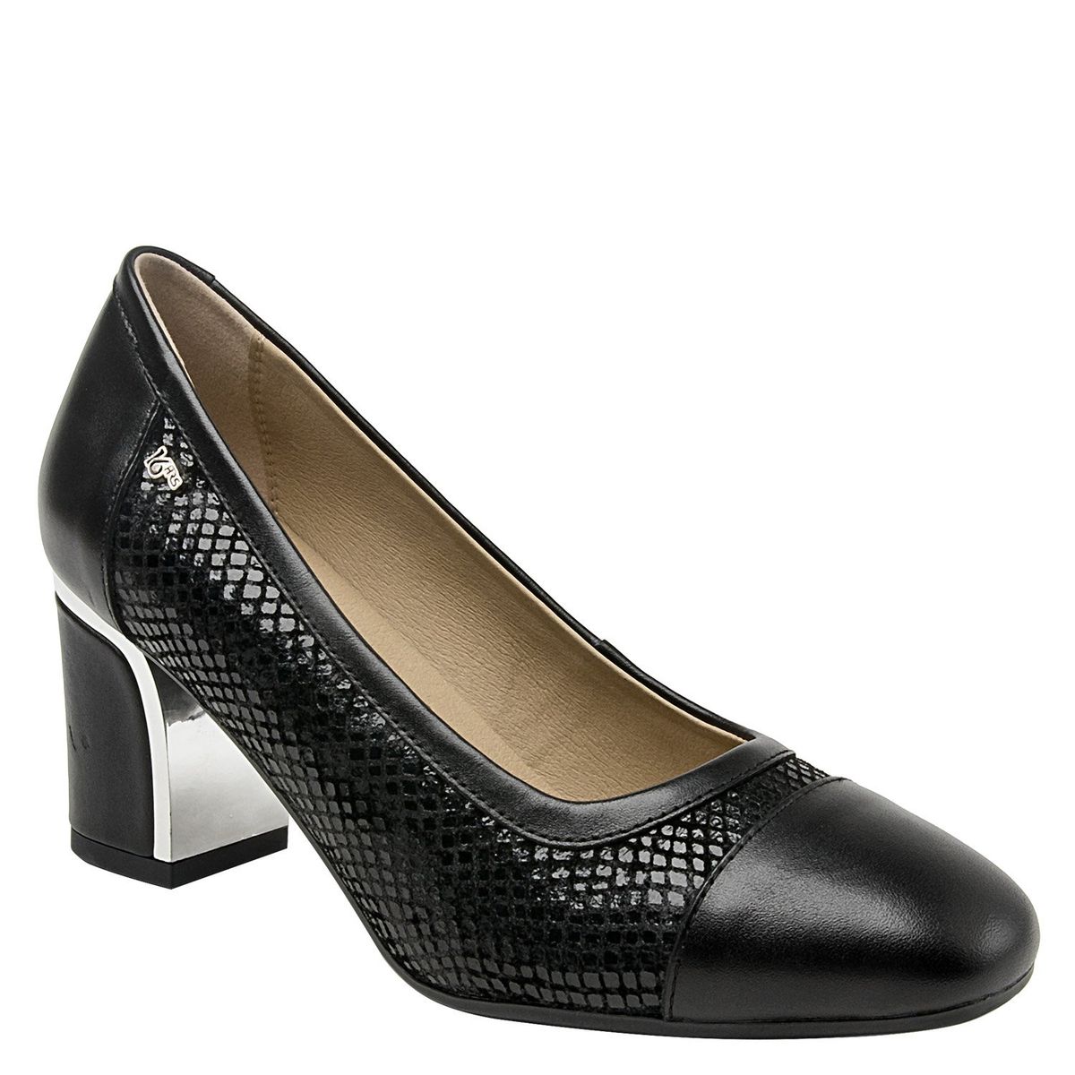 16 HRS - Zapato Formal Mujer Cuero Negro 16 Hrs