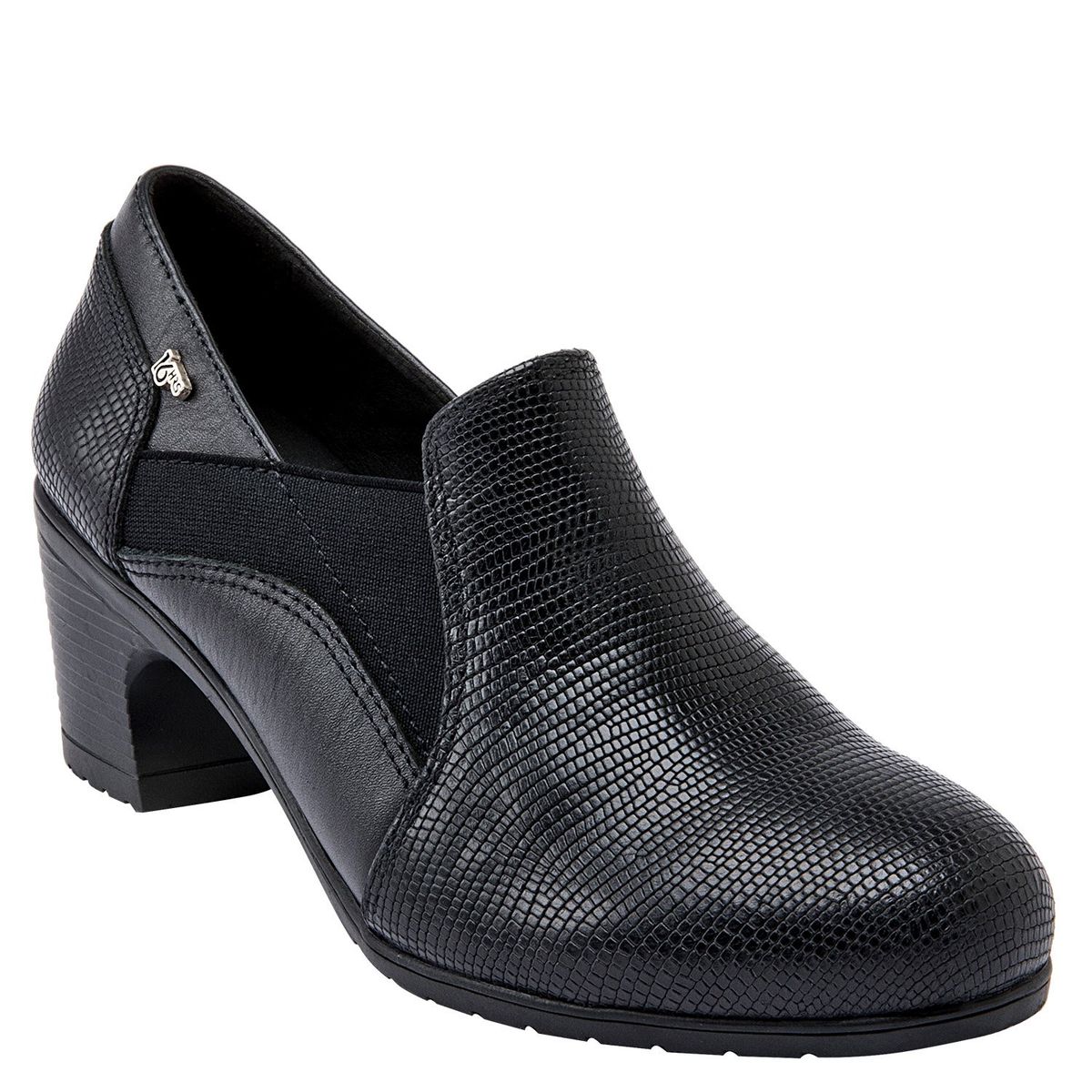 16 HRS - Zapato Casual Mujer Cuero Negro 16 Hrs