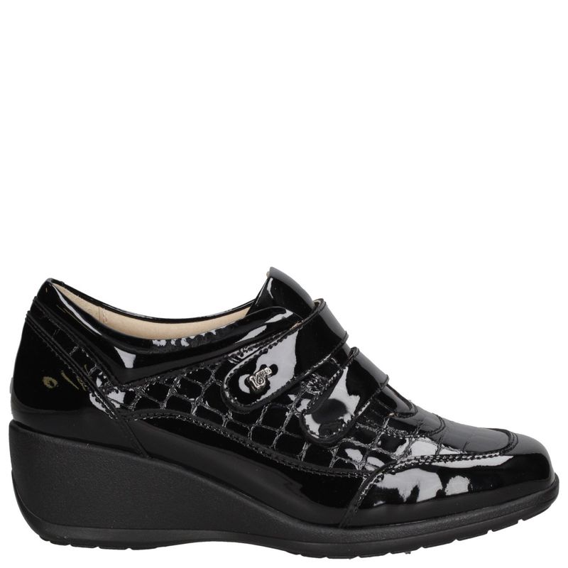 16 HRS - Zapato Casual Mujer Cuero Negro 16 Hrs