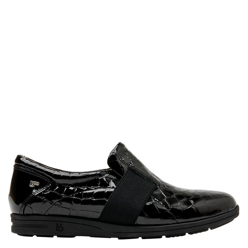 16 HRS - Zapato Casual Mujer Cuero Negro 16 Hrs
