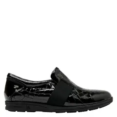 16 HRS - Zapato Casual Mujer Cuero Negro