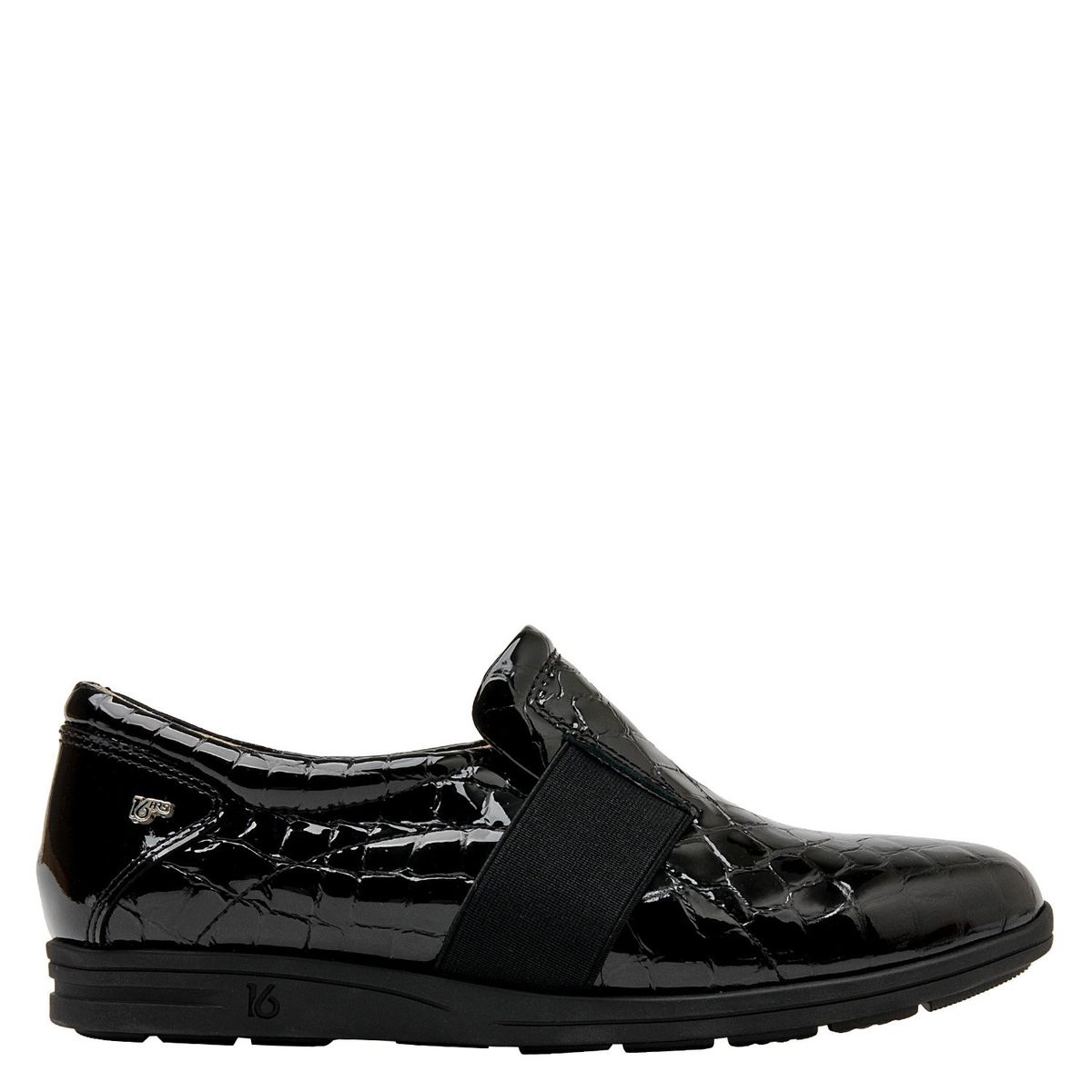 16 HRS - Zapato Casual Mujer Cuero Negro 16 Hrs