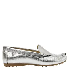 16 HRS - Mocasín Mujer Cuero Gris