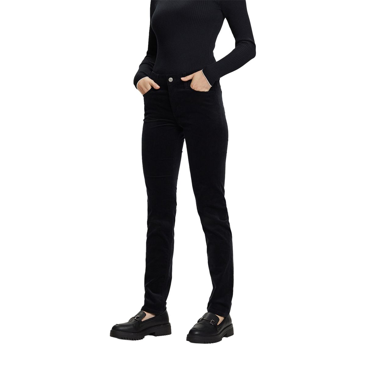 ESPRIT - Jeans Slim Tiro Medio Mujer Esprit