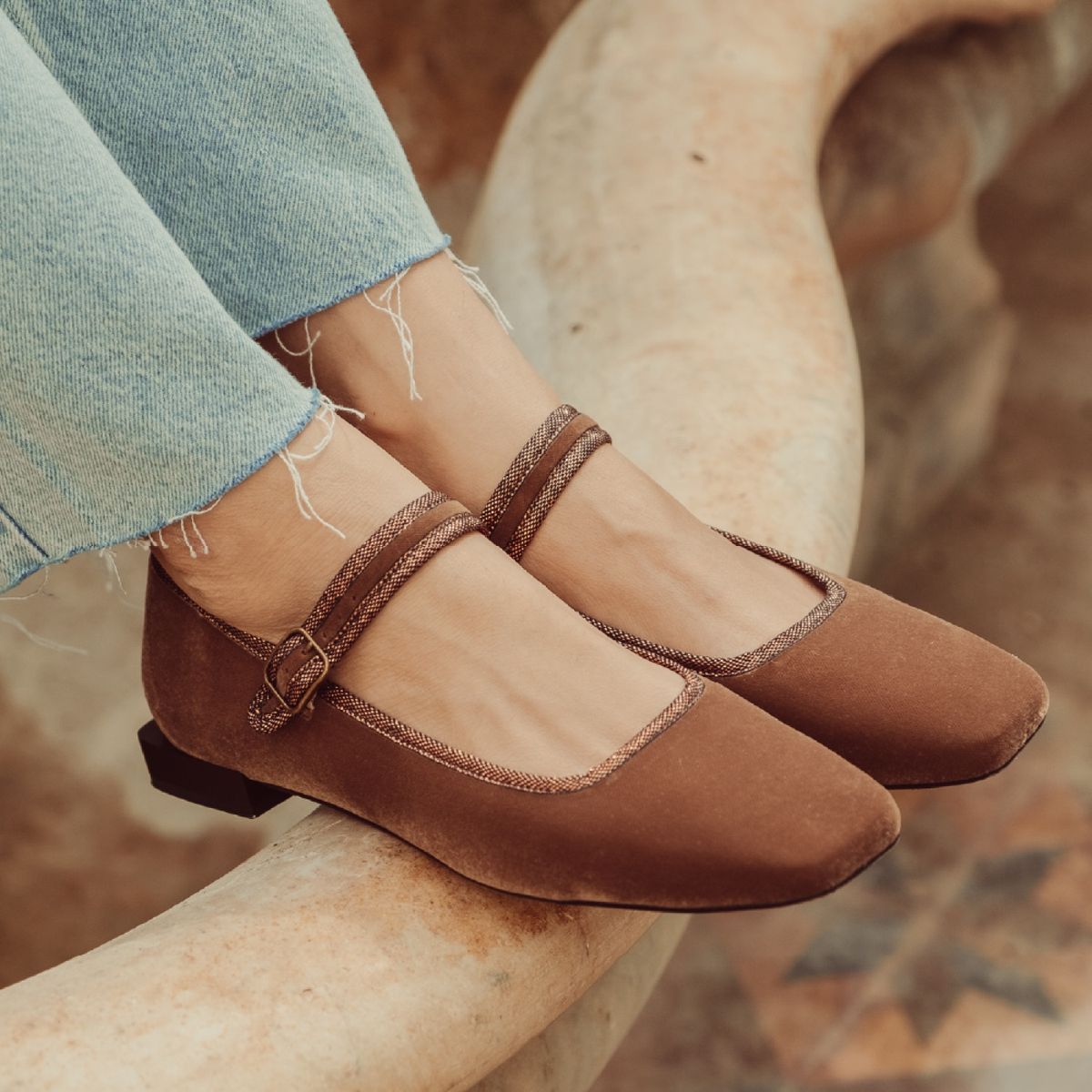 URCO - Ballerina Mujer Amarillo Urco