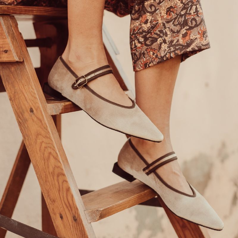URCO - Ballerina Mujer Beige Urco
