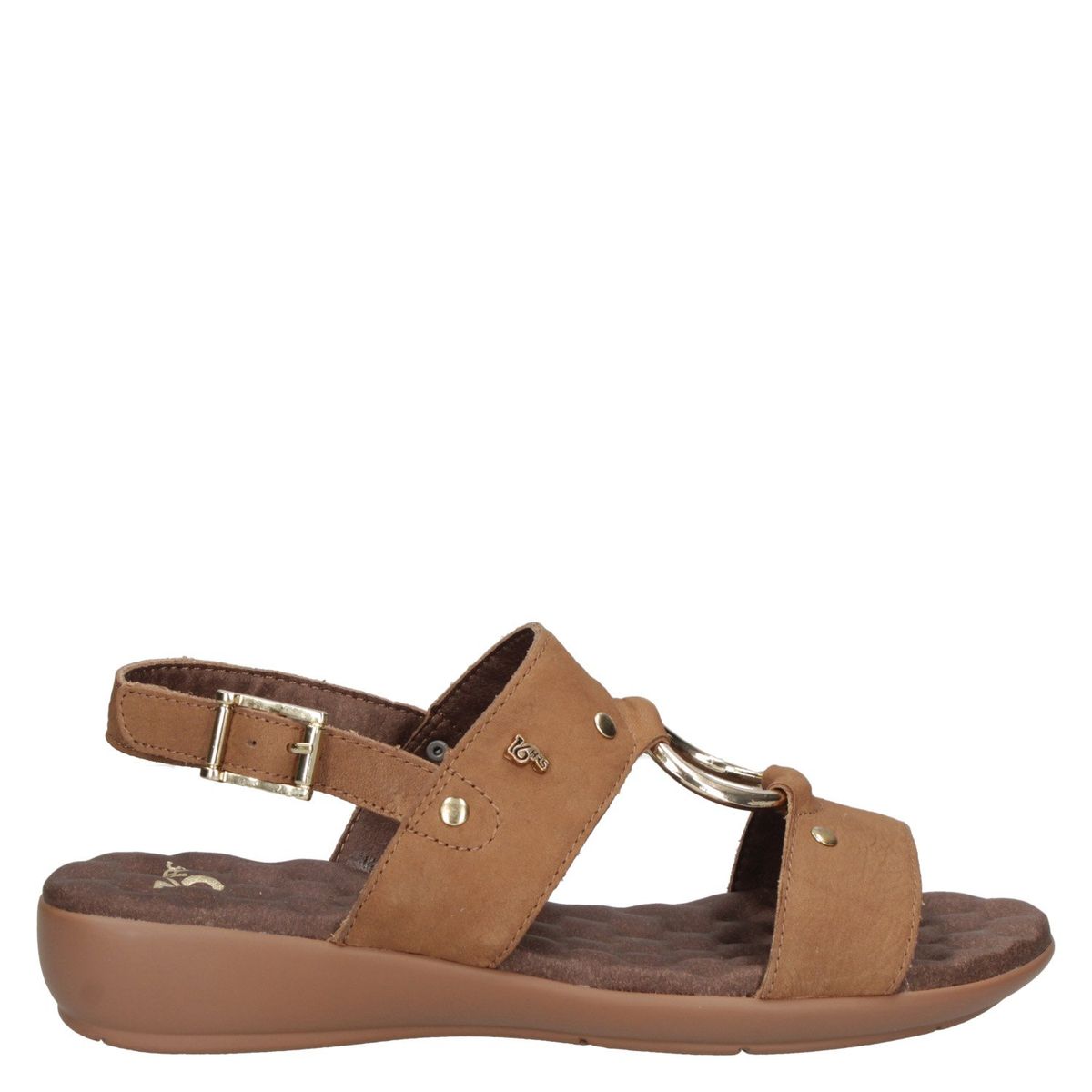 16 HRS - Sandalia Mujer Cuero Cafe 16 Hrs