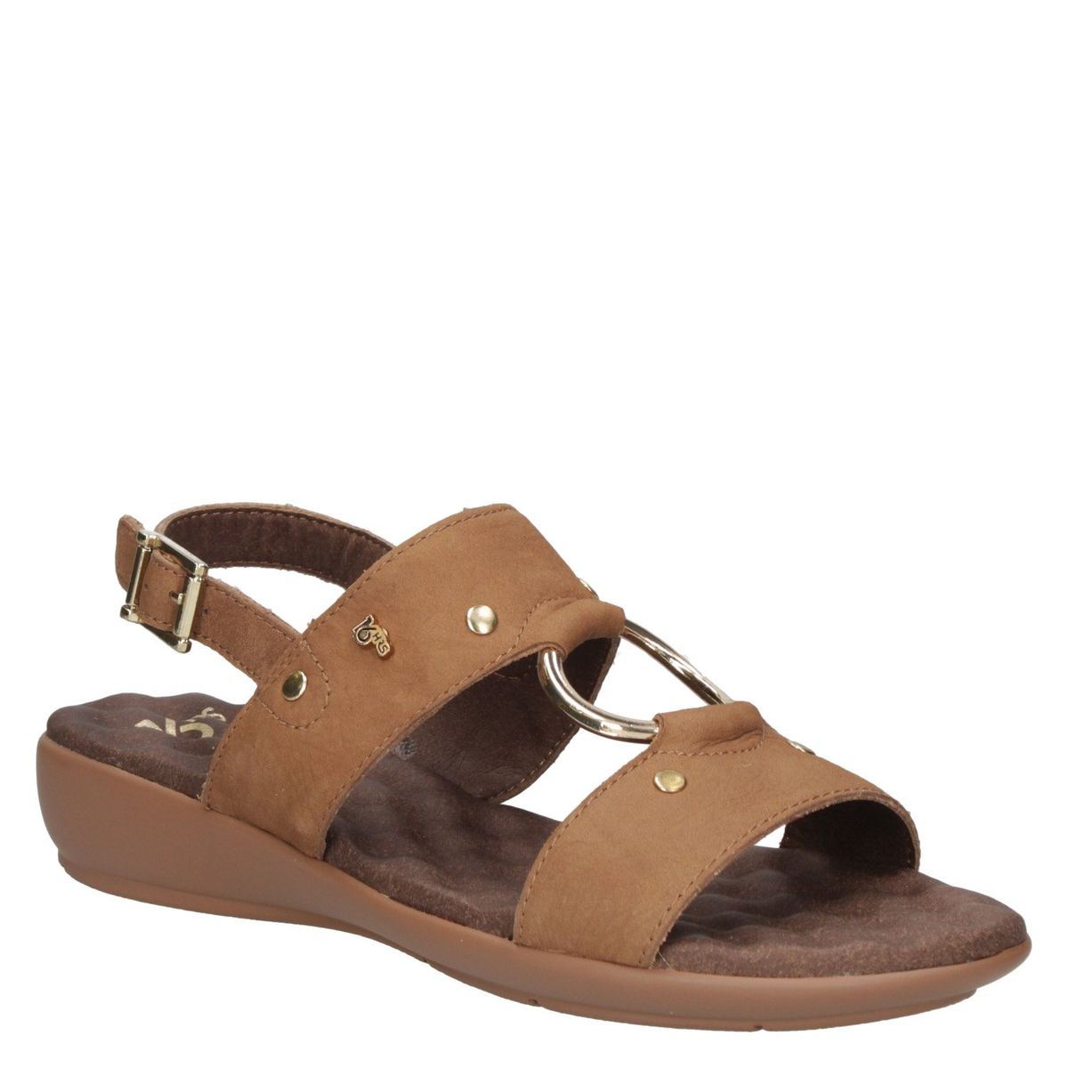 16 HRS - Sandalia Mujer Cuero Cafe 16 Hrs