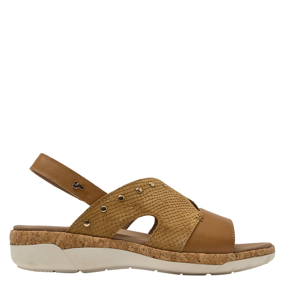 16 HRS - Sandalia Mujer Cuero Cafe 16 Hrs