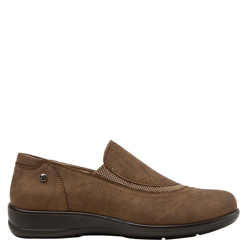 BRUNO ROSSI - Zapato Casual Mujer Cuero Cafe Bruno Rossi