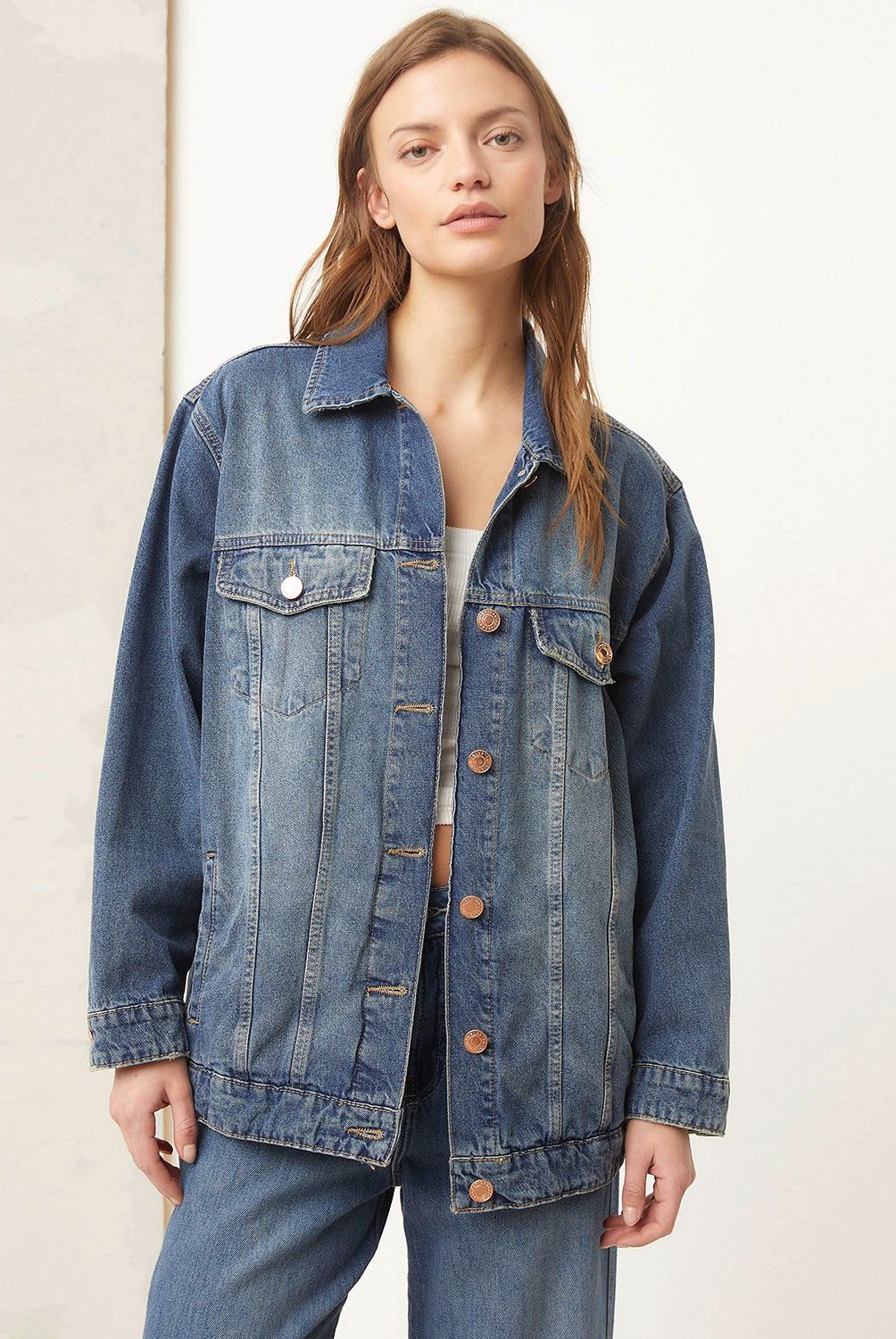 AMERICANINO - Chaqueta/Camisa Denim Mujer Americanino