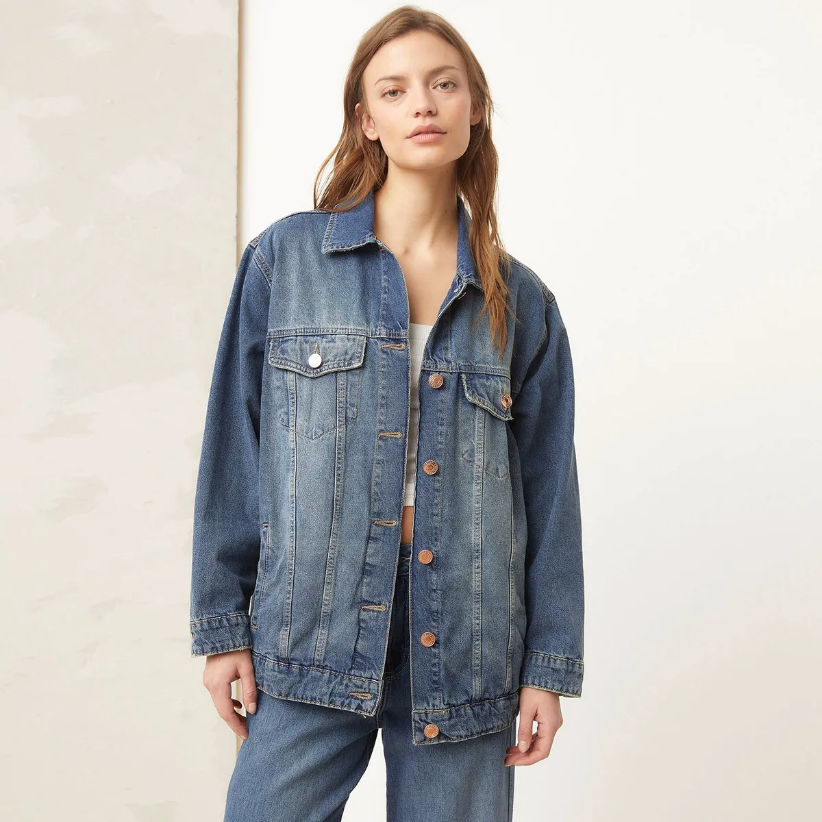 AMERICANINO - Chaqueta/Camisa Denim Mujer Americanino