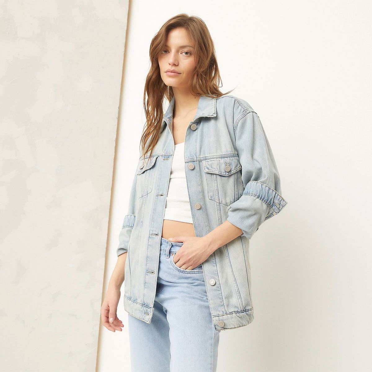 AMERICANINO - Chaqueta Denim Mujer Americanino