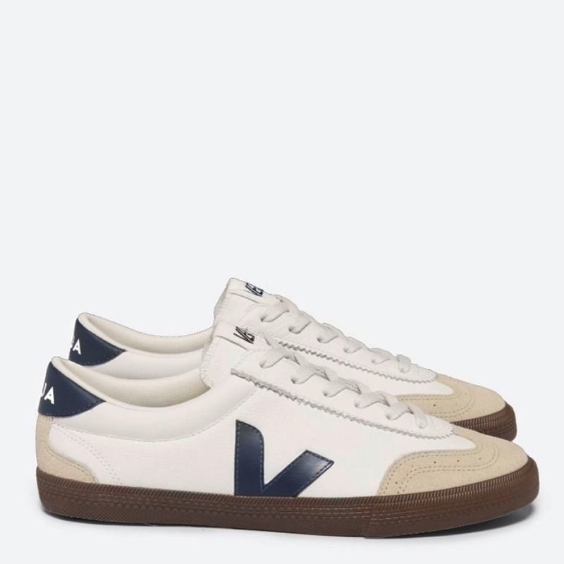 VEJA - Volley Zapatilla Urbana Mujer Cuero Blanco Veja