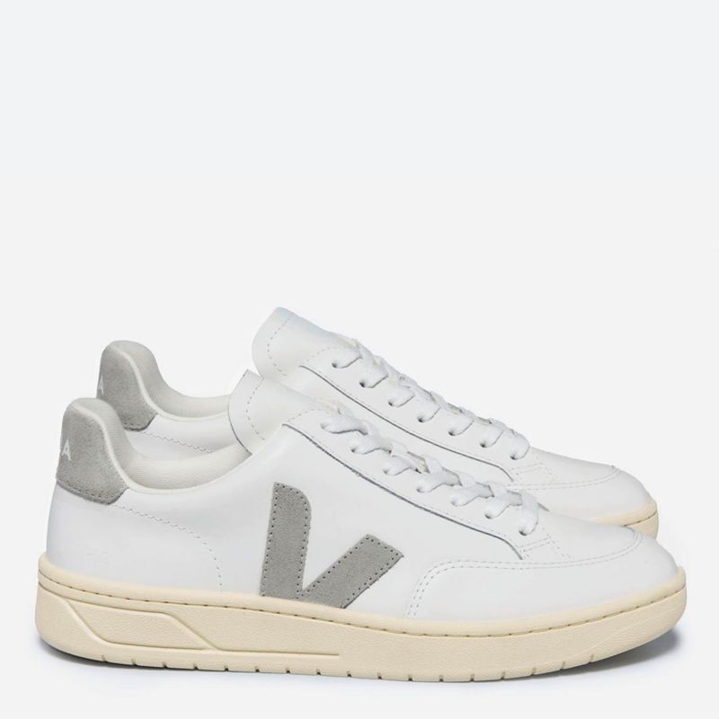 VEJA - V-12 Zapatilla Urbana Mujer Cuero Blanco Veja