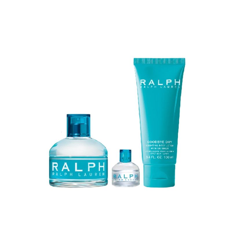 RALPH LAUREN - Set Perfume Mujer Ralph Edt 100 Ml + 7Ml + 100 Ml Body Lotion Ralph Lauren