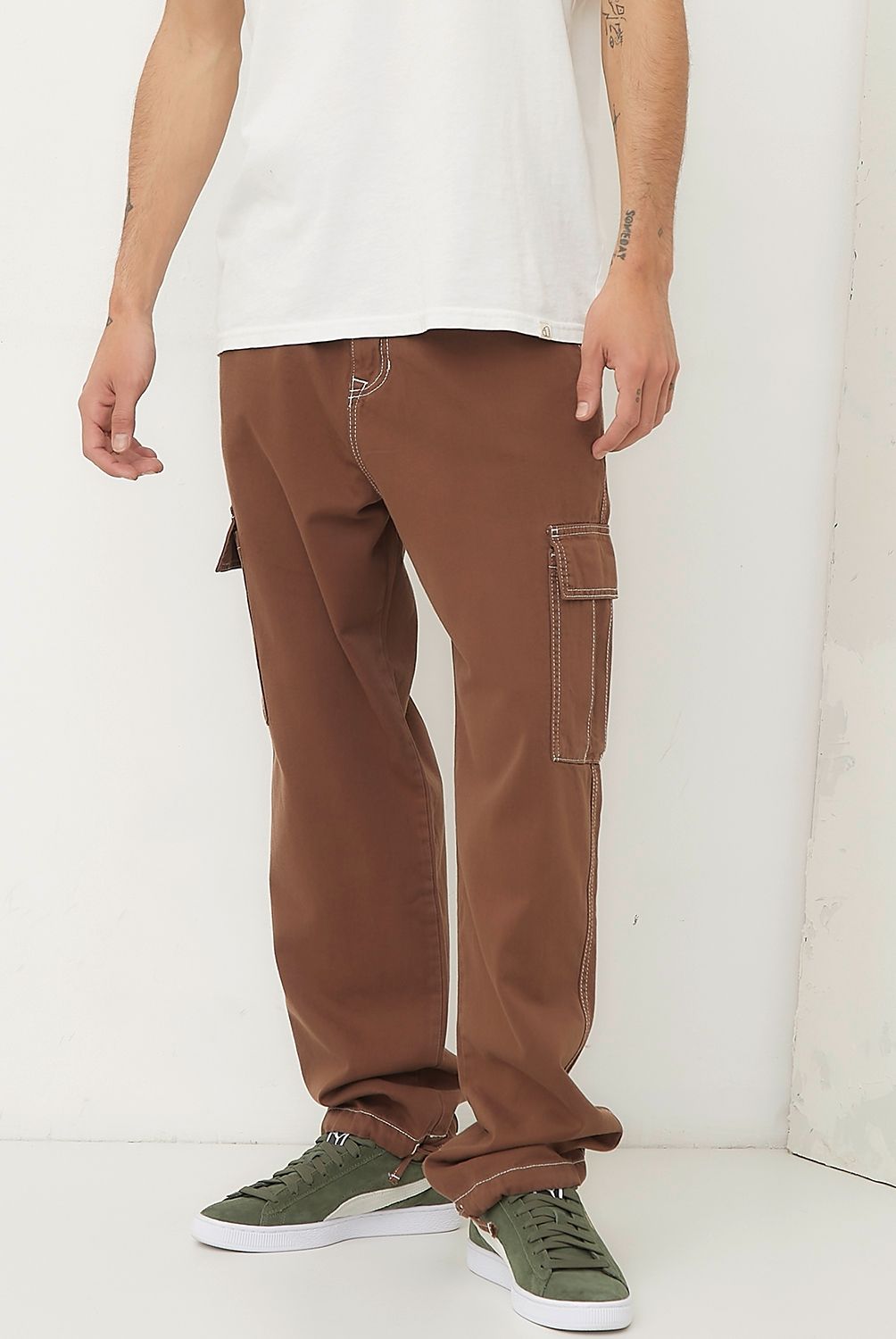 AMERICANINO - Jeans Cargo Americanino Calce Recto Algodón Hombre