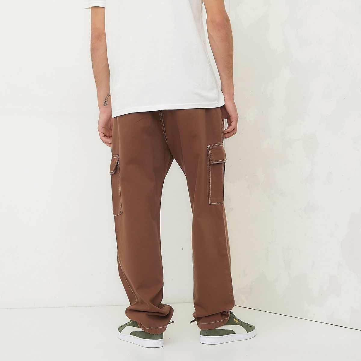 AMERICANINO - Jeans Cargo Americanino Calce Recto Algodón Hombre