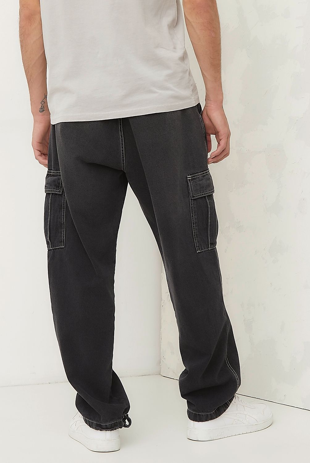 AMERICANINO - Jeans Cargo Americanino Calce Recto Algodón Hombre