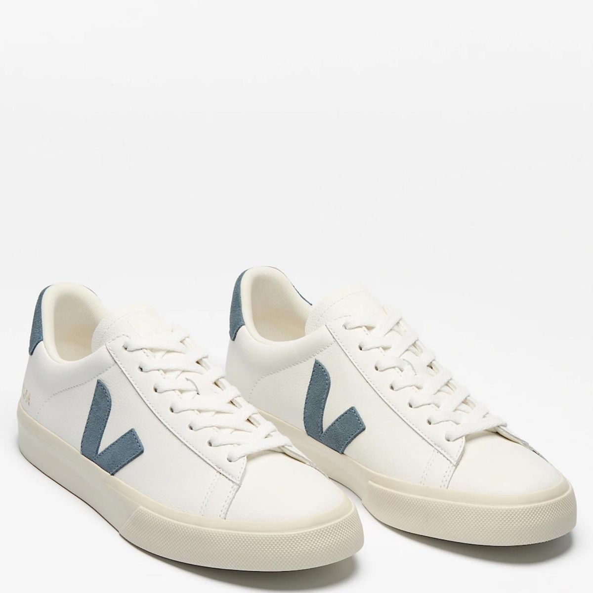 VEJA - Campo Zapatilla Urbana Hombre Cuero Blanco Veja