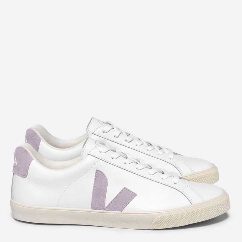 VEJA - Esplar Zapatilla Urbana Mujer Cuero Blanco Veja