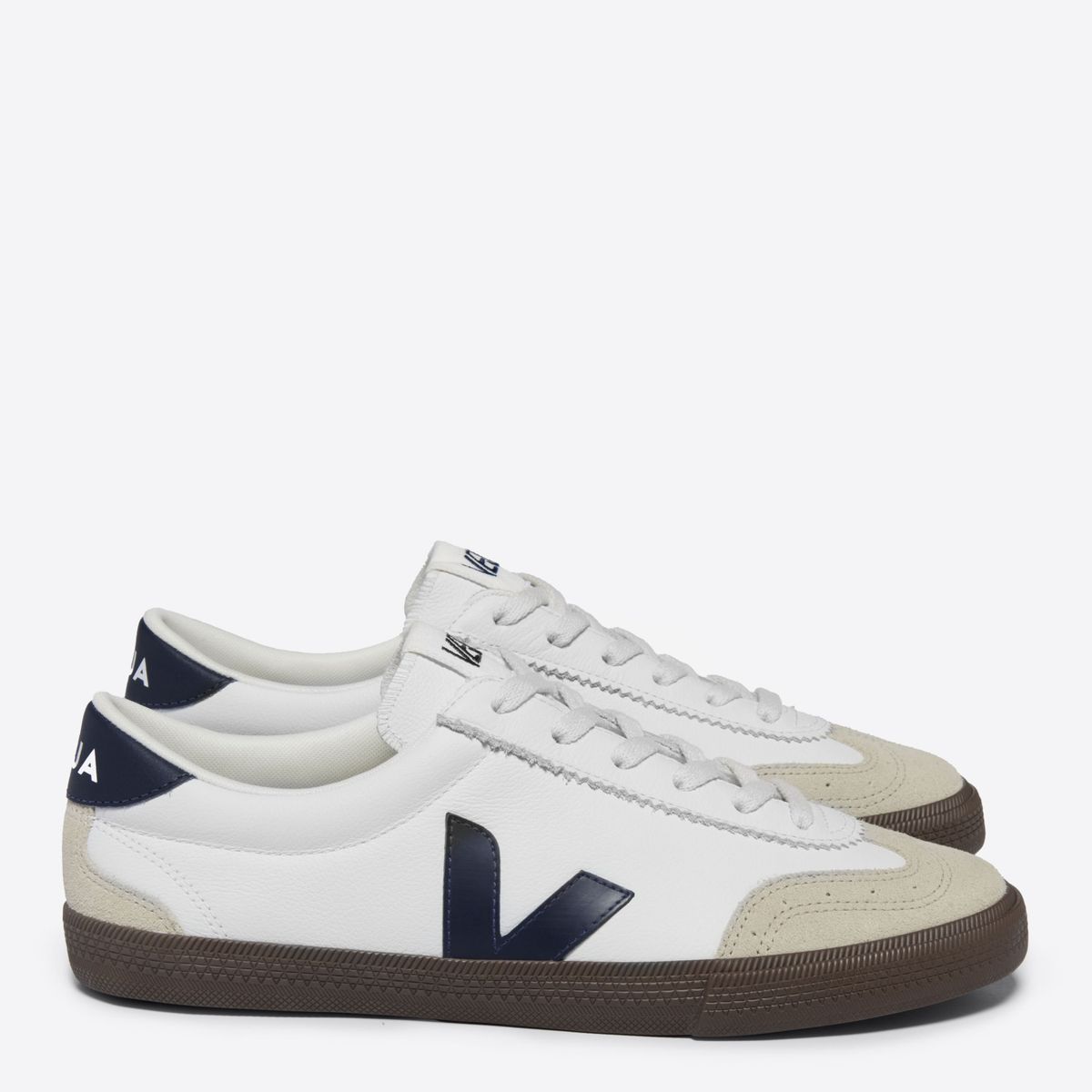 VEJA - Volley Zapatilla Urbana Mujer Cuero Blanco Veja