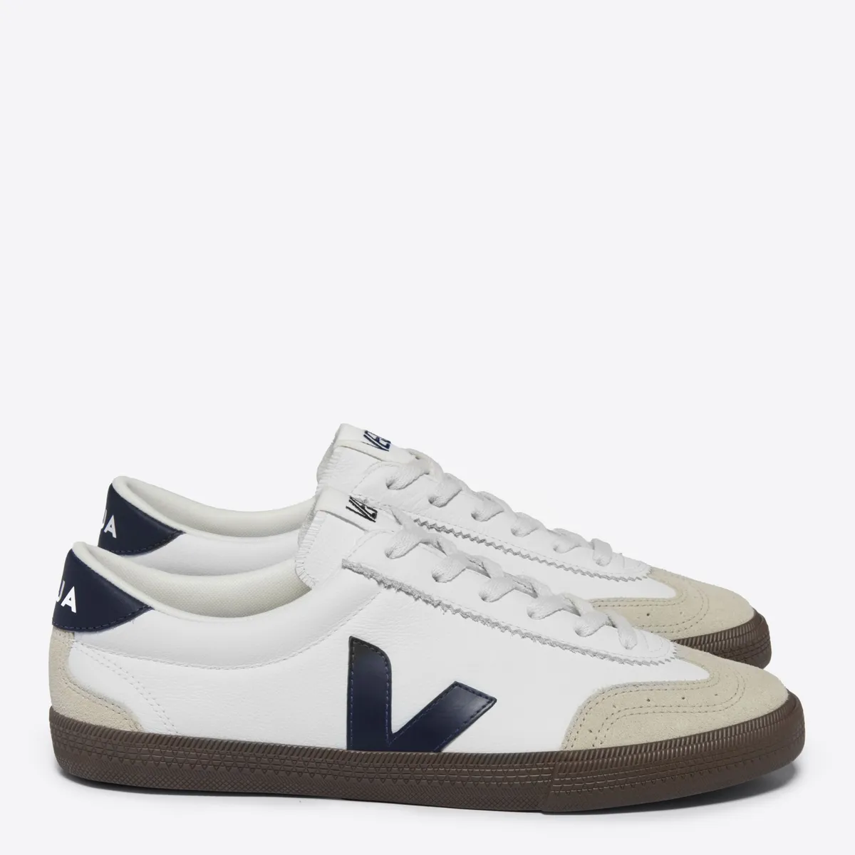 VEJA - Volley Zapatilla Urbana Mujer Cuero Blanco Veja