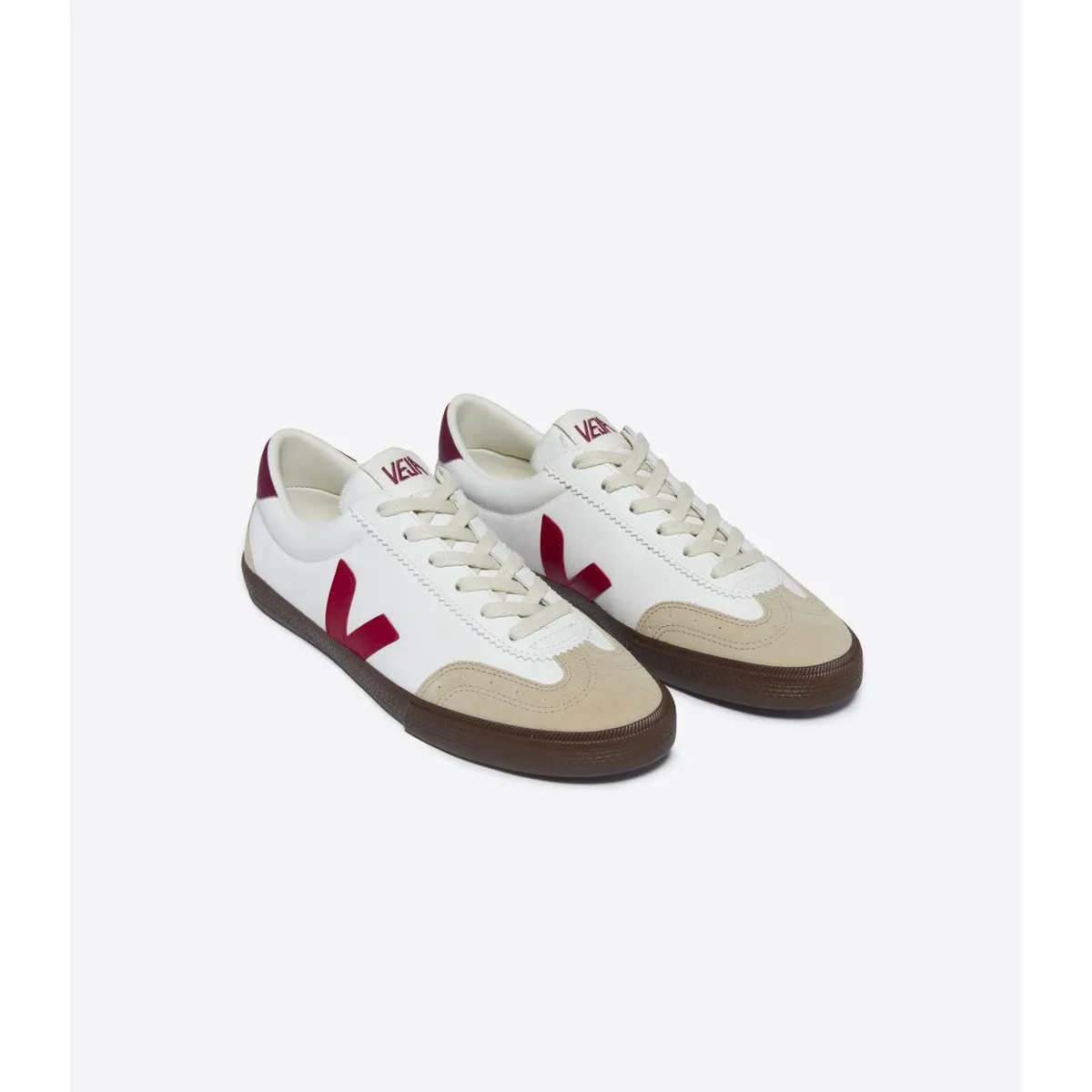 VEJA - Volley Zapatilla Urbana Mujer Cuero Blanco Veja