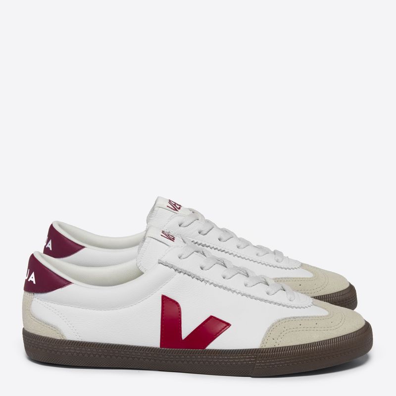 VEJA - Volley Zapatilla Urbana Mujer Cuero Blanco Veja