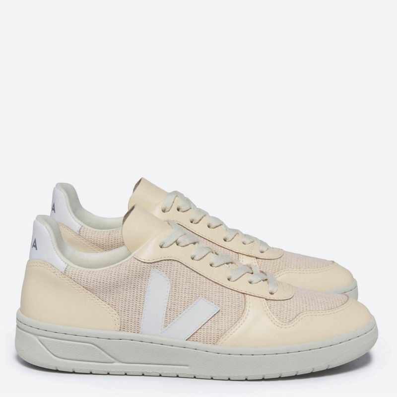 VEJA - V-10 Zapatilla Urbana Mujer Beige Veja
