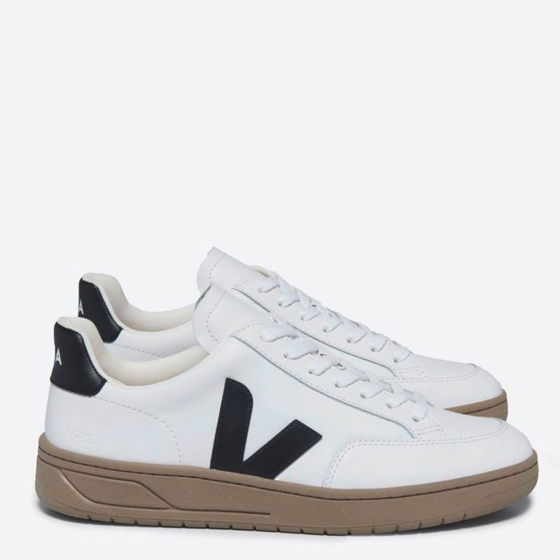 VEJA - V-12 Zapatilla Urbana Mujer Cuero Blanco Veja