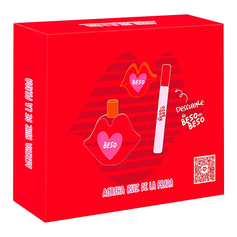 Set Regalo Perfume Mujer Beso EDT 50ml + Megaspritzer 10ml