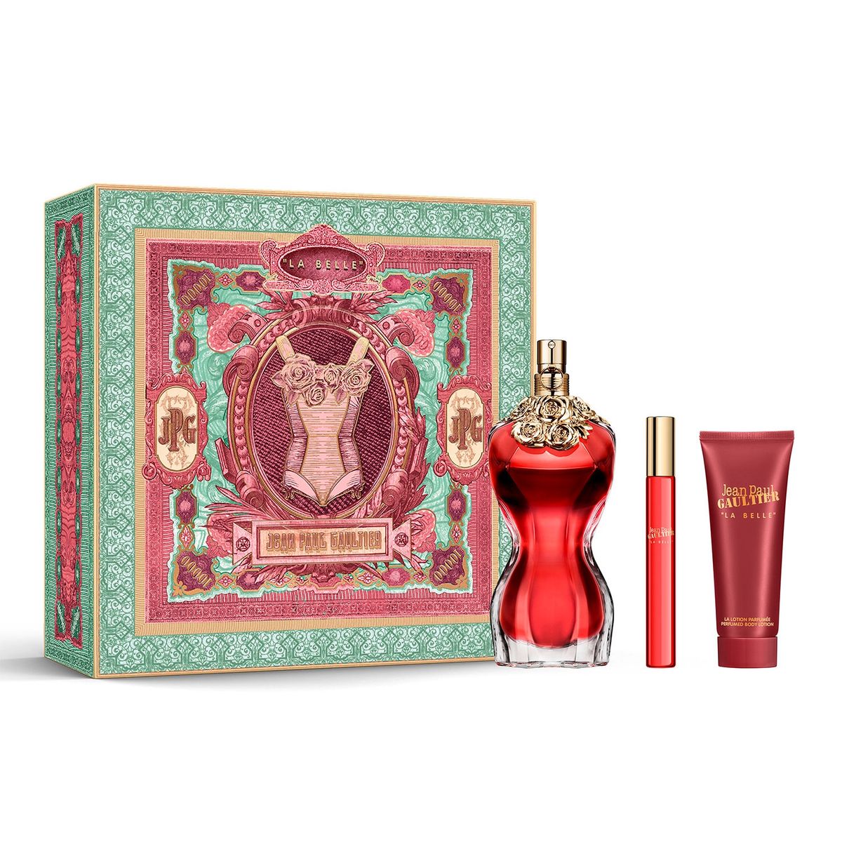 JEAN PAUL GAULTIER - Set Perfume Mujer La Belle Edp 100 Ml + Loción Corporal 75 10 Paul Gaultier