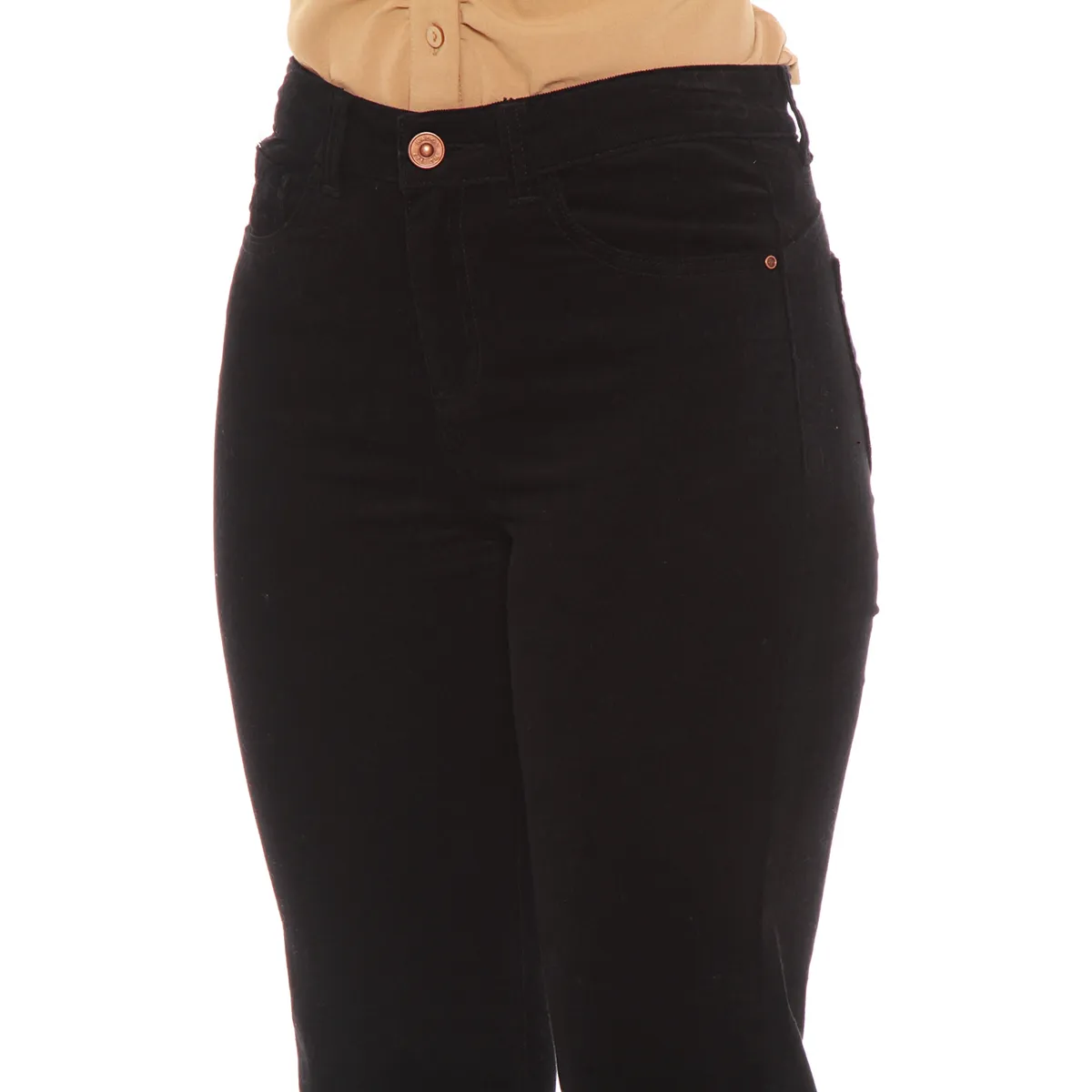 WADOS - Pantalón Recto Tiro Alto Mujer Wados