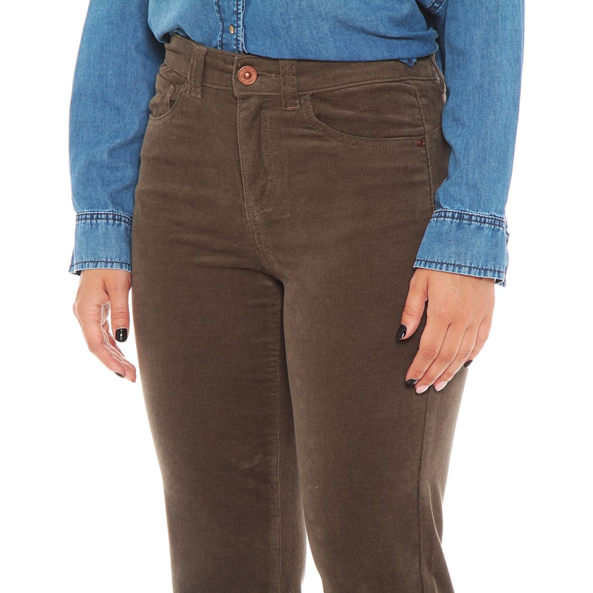 WADOS - Pantalón Recto Tiro Alto Mujer Wados