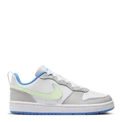 NIKE - Court Borough Low Recraft Zapatilla Urbana Niño Gris (34.5 a 37.5)
