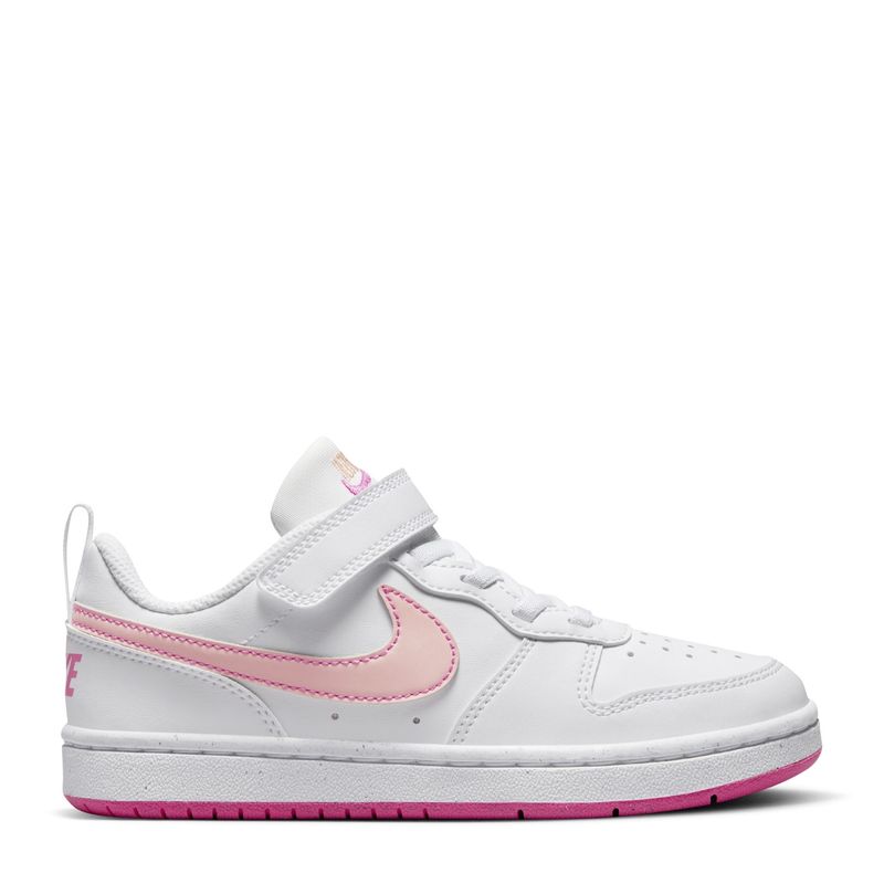 NIKE - Court Borough Low Recraft Zapatilla Urbana Niña Blanco (27 a 34) Nike