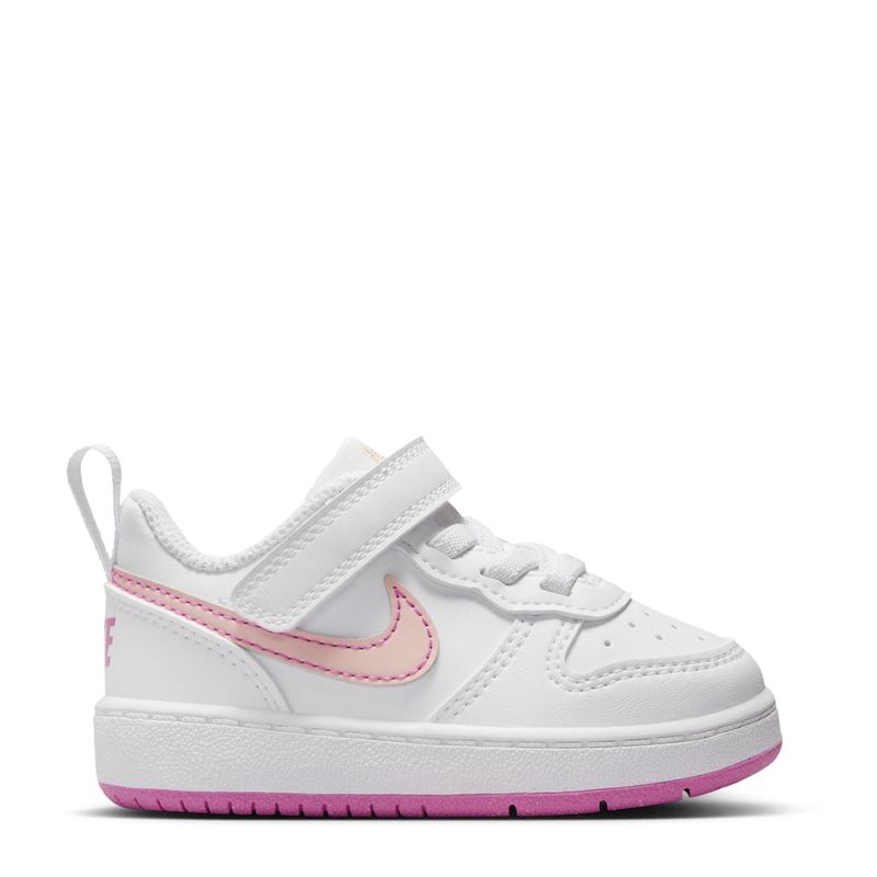 NIKE - Court Borough Low Recraft Zapatilla Urbana Niña Rosado (17.5 a 26) Nike