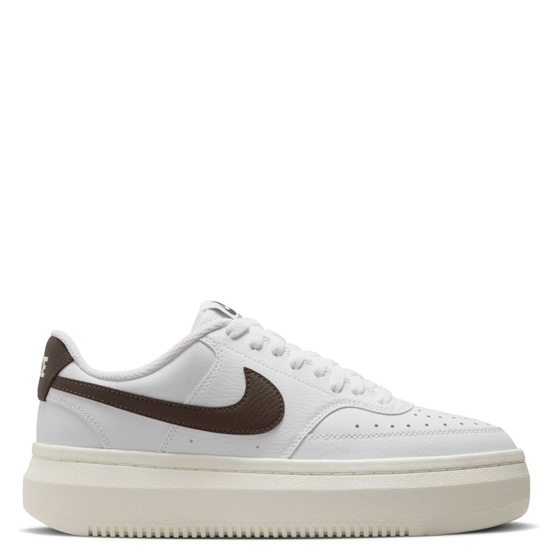 NIKE - Court Vision Alta Zapatilla Urbana Mujer Cuero Blanco Nike
