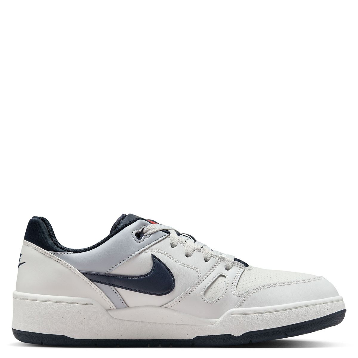 NIKE - Full Force Low Zapatilla Urbana Hombre Cuero Blanco Nike