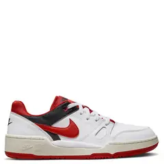 NIKE - Full Force Low Zapatilla Urbana Hombre Cuero Rojo