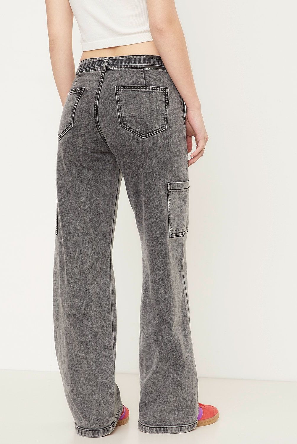SYBILLA - Jeans Wide Legs Tiro Alto Mujer Sybilla
