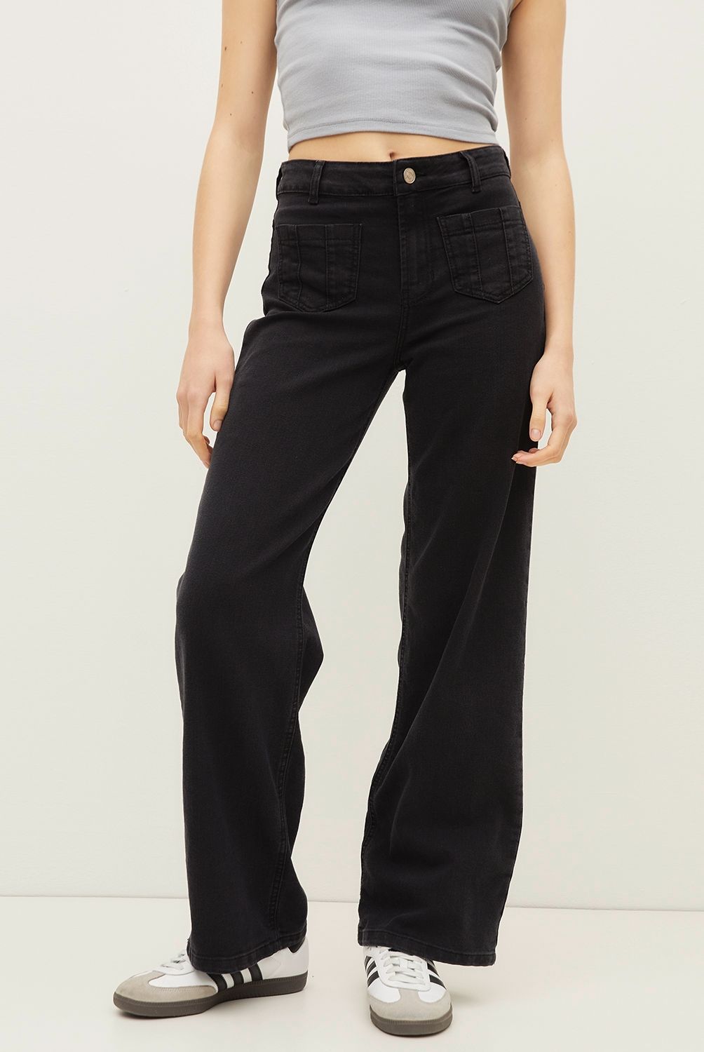 SYBILLA - Jeans Straight Tiro Medio Mujer Sybilla